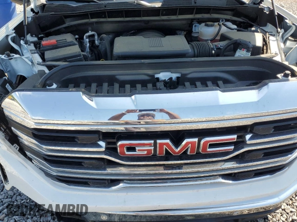 2024 GMC Sierra 1500 SLT with VIN 3GTUUDED3RG344150, listed as a Copart auction lot 56989275 with 15,315 mi miles and Salvage title. Bid and sale history available at DreamBid. Image 11.