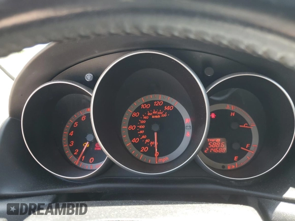 2004 Mazda 3 s with VIN JM1BK343741122704, listed as a Copart auction lot 53317435 with 214,688 mi miles and Salvage Title. Bid and sale history available at carsss.com. Image 9.