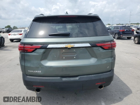 2023 Chevrolet Traverse LT Cloth with VIN 1GNERGKW3PJ108498, listed as a Copart auction lot 57167675 with 101,936 mi miles and Salvage title. Bid and sale history available at DreamBid. Image 6.
