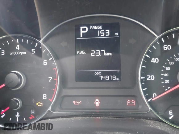 2017 Kia Forte5 LX with VIN KNAFK5A83H5709281, listed as a IAAI auction lot 41482492 with 74,979 mi miles. Bid and sale history available at carsss.com. Image 16.