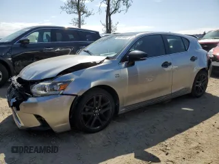 2016 Lexus CT 200h with VIN JTHKD5BH3G2273136, listed as a Copart auction lot 48573845 with 99,065 mi miles and Salvage Title. Bid and sale history available at carsss.com. Image 1.