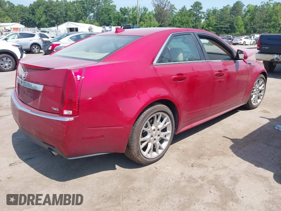 2012 Cadillac CTS Premium with VIN 1G6DS5E34C0132696, listed as a IAAI auction lot 42562931 with 83,025 mi miles and . Bid and sale history available at DreamBid. Image 4.