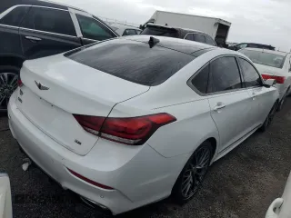 2019 Genesis G80 3.8L z VIN KMHGN4JEXKU289140, wystawiony jako Copart lot #76827084 z przebiegiem Nie podano mil oraz Nie do naprawy • Non repairable. Historia ofert i sprzedaży dostępna na DreamBid. Obrazek 3.