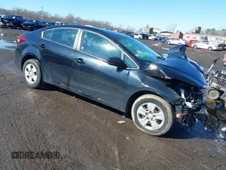 2017 Kia Forte LX with VIN 3KPFK4A78HE036223, listed as a IAAI auction lot 41554426 with 14,438 mi miles. Bid and sale history available at carsss.com. Image 1.