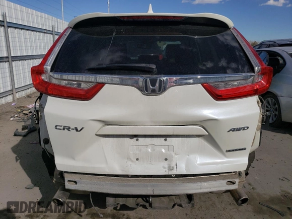 2018 Honda CR-V Touring with VIN 5J6RW2H95JL030237, listed as a Copart auction lot 44001415 with 55,575 mi miles and Salvage Title. Bid and sale history available at DreamBid. Image 6.