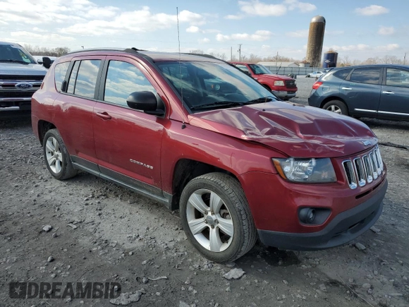 2017 Jeep Compass Sport with VIN 1C4NJCBB9HD170901, listed as a Copart auction lot 45993205 with 137,995 mi miles and Salvage Title. Bid and sale history available at carsss.com. Image 4.
