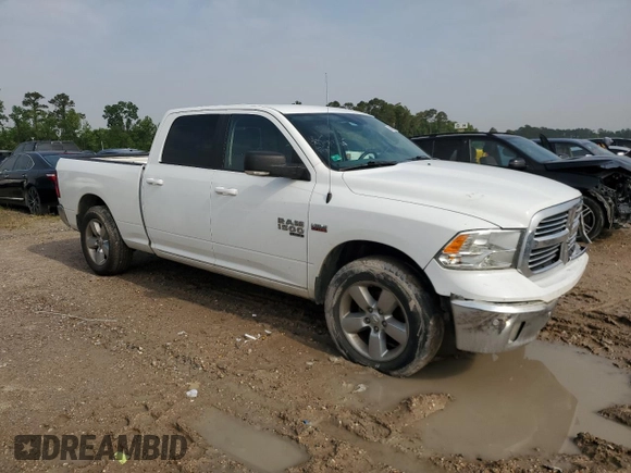 2019 Ram 1500 SLT with VIN 1C6RR6TT1KS600370, listed as a Copart auction lot 54582695 with 198,854 mi miles and Salvage title. Bid and sale history available at DreamBid. Image 4.