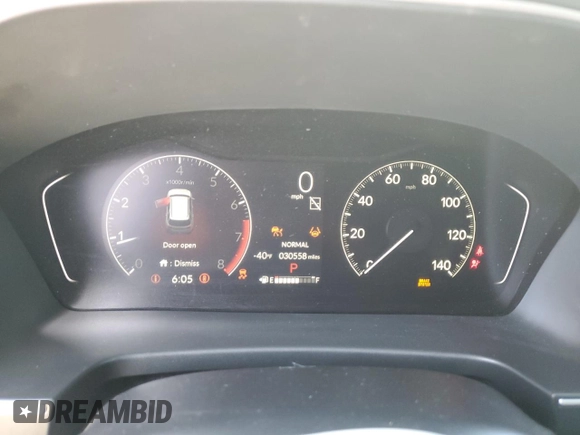 2023 Honda Pilot Sport with VIN 5FNYG2H30PB012041, listed as a Copart auction lot 62038135 with 30,558 mi miles and Salvage title. Bid and sale history available at DreamBid. Image 9.