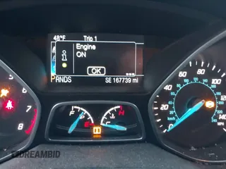 2014 Ford Focus Titanium with VIN 1FADP3J24EL439065, listed as a IAAI auction lot 40868973 with 167,739 mi miles. Bid and sale history available at carsss.com. Image 15.