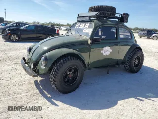 1962 Volkswagen Beetle with VIN 4678770, listed as a Copart auction lot 43147385 with 1,657 mi miles and Non Repairable. Bid and sale history available at DreamBid. Image 1.