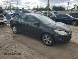 2013 Ford Focus SE with VIN 1FADP3F27DL369634, listed as a Copart auction lot 53325175 with 122,634 mi miles and Salvage Title. Bid and sale history available at carsss.com. Image 4.