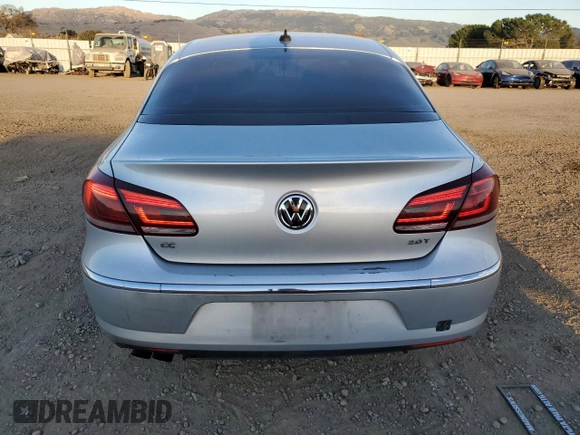 2013 Volkswagen CC Sport with VIN WVWBP7AN4DE530293, listed as a Copart auction lot 89350075 with 133,815 mi miles and Salvage Title. Bid and sale history available at carsss.com. Image 6.