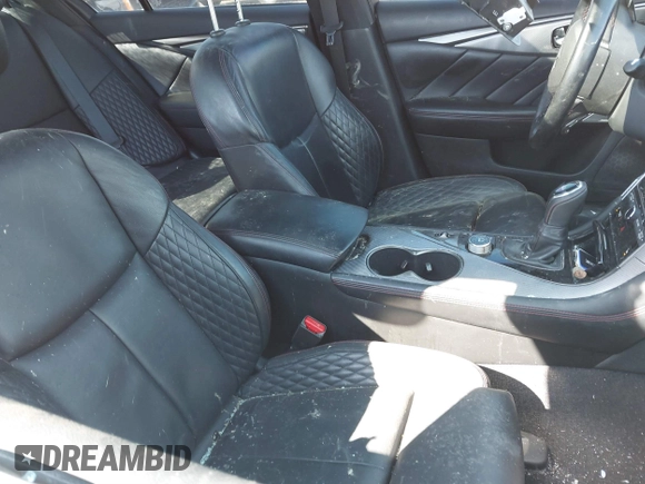 2018 Infiniti Q50 RED SPORT 400 with VIN JN1FV7AR7JM481248, listed as a IAAI auction lot 41645010 with 88,097 mi miles. Bid and sale history available at carsss.com. Image 5.