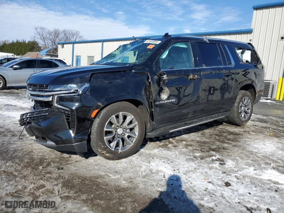 2023 Chevrolet Suburban LT with VIN 1GNSKCKD6PR352050, listed as a Copart auction lot 87934895 with NaN miles and Salvage Title. Bid and sale history available at carsss.com. Image 1.