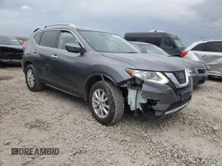 2020 Nissan Rogue S with VIN JN8AT2MV7LW135429, listed as a Copart auction lot 48258855 with 44,973 mi miles and Salvage Title. Bid and sale history available at carsss.com. Image 4.