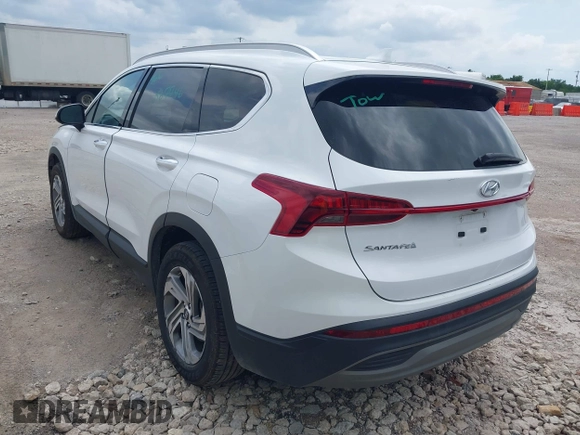 2023 Hyundai Santa Fe SEL with VIN 5NMS24AJ8PH567746, listed as a IAAI auction lot 42140498 with 41,044 mi miles. Bid and sale history available at carsss.com. Image 3.