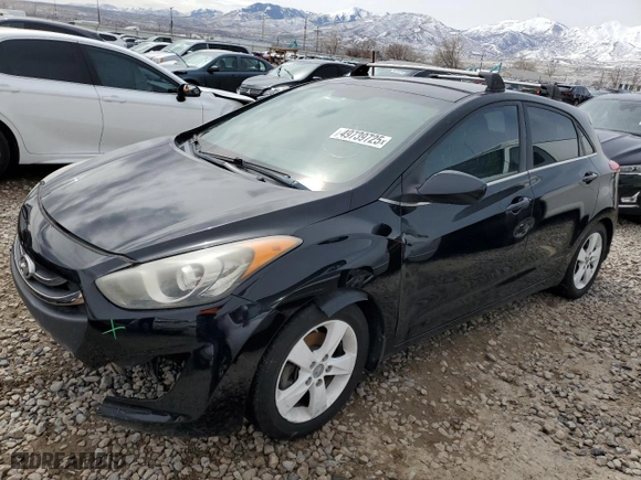 2013 Hyundai Elantra GT with VIN KMHD35LE1DU088791, listed as a Copart auction lot 49739725 with 87,378 mi miles and Salvage Title. Bid and sale history available at carsss.com. Image 1.