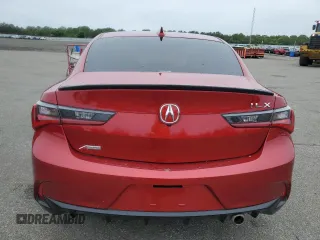 2022 Acura ILX Premium with VIN 19UDE2F87NA004271, listed as a Copart auction lot 60274525 with 33,422 mi miles and Salvage title. Bid and sale history available at DreamBid. Image 6.