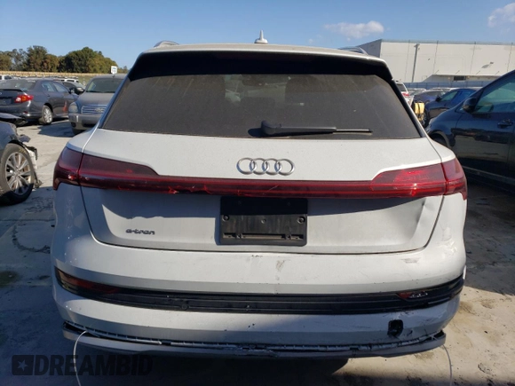 2019 Audi e-tron Prestige with VIN WA1VABGE9KB010799, listed as a Copart auction lot 56588223 with 14,998 mi miles. Bid and sale history available at carsss.com. Image 6.