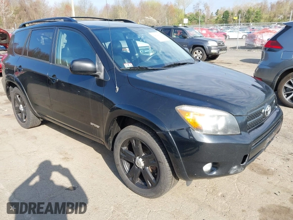 2006 Toyota RAV4 Sport with VIN JTMBK32V065001366, listed as a IAAI auction lot 42120400 with 218,415 mi miles. Bid and sale history available at carsss.com. Image 1.