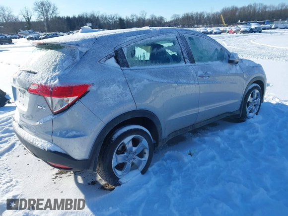 2022 Honda HR-V LX with VIN 3CZRU6H38NM769843, listed as a IAAI auction lot 41377598 with 29,794 mi miles. Bid and sale history available at carsss.com. Image 4.