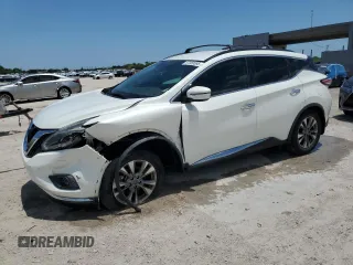 2018 Nissan Murano SV z VIN 5N1AZ2MG4JN130036, wystawiony jako Copart lot #57059595 z przebiegiem 26 678 mil mil oraz Szkoda całkowita • Salvage title. Historia ofert i sprzedaży dostępna na DreamBid. Obrazek 1.