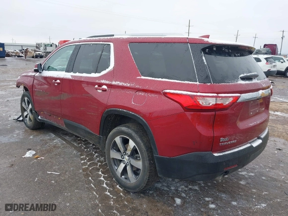 2018 Chevrolet Traverse LT Leather with VIN 1GNERHKW5JJ226081, listed as a IAAI auction lot 41281579 with 87,169 mi miles. Bid and sale history available at carsss.com. Image 3.