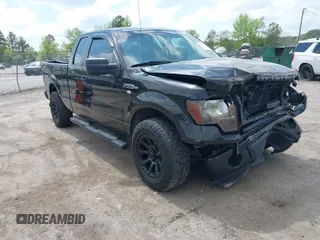 2012 Ford F-150 XL with VIN 1FTFX1CFXCFC00400, listed as a IAAI auction lot 42082368 with 214,148 mi miles. Bid and sale history available at carsss.com. Image 1.
