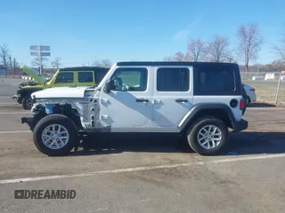 2023 Jeep Wrangler Sport S with VIN 1C4HJXDN4PW702277, listed as a IAAI auction lot 41835864 with 27,768 mi miles and . Bid and sale history available at DreamBid. Image 14.