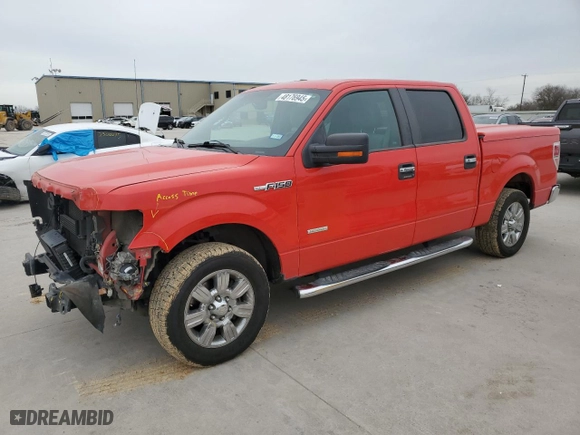 2011 Ford F-150 XLT with VIN 1FTFW1CT9BFB32016, listed as a Copart auction lot 48176945 with 217,168 mi miles and Salvage Title. Bid and sale history available at carsss.com. Image 1.
