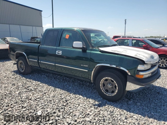 2001 Chevrolet Silverado 1500 LS with VIN 2GCEC19V711372653, listed as a Copart auction lot 52790225 with Not Provided miles and Salvage Title. Bid and sale history available at DreamBid. Image 4.