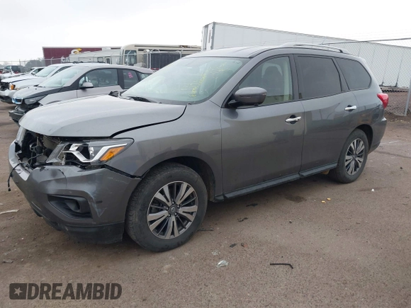 2019 Nissan Pathfinder SL with VIN 5N1DR2MN9KC641914, listed as a IAAI auction lot 40698840 with 173,515 mi miles and . Bid and sale history available at DreamBid. Image 2.