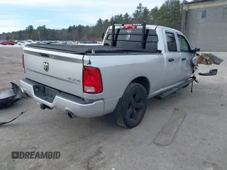 2014 Ram 1500 Express with VIN 1C6RR7FT5ES290990, listed as a IAAI auction lot 41250790 with 133,841 mi miles. Bid and sale history available at carsss.com. Image 4.