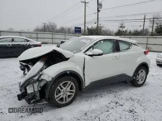 2021 Toyota C-HR LE z VIN NMTKHMBX4MR132912, wystawiony jako Copart lot #41374885 z przebiegiem 41 386 mil mil oraz Szkoda całkowita • Salvage title. Historia ofert i sprzedaży dostępna na DreamBid. Obrazek 1.