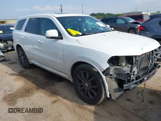 2015 Dodge Durango R/T with VIN 1C4SDHCT0FC953395, listed as a IAAI auction lot 41894643 with 142,564 mi miles and . Bid and sale history available at DreamBid. Image 1.