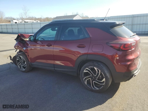 2024 Chevrolet TrailBlazer RS with VIN KL79MTSL2RB122393, listed as a Copart auction lot 49039895 with 0 mi miles and Salvage Title. Bid and sale history available at carsss.com. Image 2.