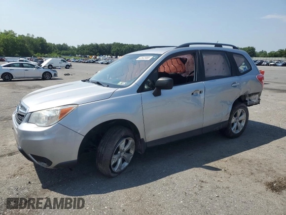 2015 Subaru Forester 2.5i with VIN JF2SJABC8FH547287, listed as a Copart auction lot 62502985 with Not provided miles and Salvage title. Bid and sale history available at DreamBid. Image 1.