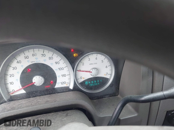 2006 Dodge Dakota SLT with VIN 1D7HE48K26S691391, listed as a IAAI auction lot 41627613 with 195,354 mi miles and . Bid and sale history available at DreamBid. Image 7.
