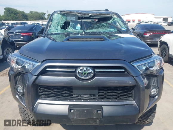 2021 Toyota 4Runner TRD Off Road Premium with VIN JTERU5JRXM5970786, listed as a IAAI auction lot 42249655 with 49,873 mi miles and . Bid and sale history available at DreamBid. Image 6.