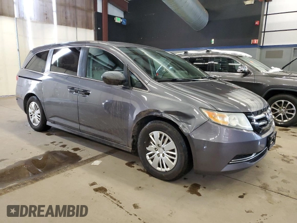 2015 Honda Odyssey LX с VIN 5FNRL5H26FB131655, выставлен на аукционе Copart как лот 45963365 с пробегом 214 535 миль миль и Чистый • Clean title. История ставок и продаж доступна на DreamBid. Изображение 4.