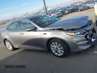 2018 Kia Optima LX with VIN 5XXGT4L33JG264459, listed as a IAAI auction lot 41793396 with 62,450 mi miles. Bid and sale history available at carsss.com. Image 13.