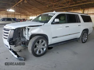2020 Cadillac Escalade ESV Luxury z VIN 1GYS4HKJXLR268839, wystawiony jako Copart lot #87887105 z przebiegiem 81 814 mil mil oraz Szkoda całkowita • Salvage title. Historia ofert i sprzedaży dostępna na DreamBid. Obrazek 1.