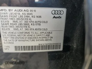 2010 Audi Q7 Premium Plus z VIN WA1LYAFE5AD008016, wystawiony jako Copart lot #50888925 z przebiegiem 160 042 mil mil oraz Szkoda całkowita • Salvage title. Historia ofert i sprzedaży dostępna na DreamBid. Obrazek 13.