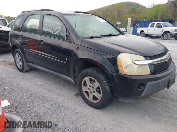 2006 Chevrolet Equinox LS with VIN 2CNDL13F766199428, listed as a IAAI auction lot 42088830 with 214,971 mi miles. Bid and sale history available at carsss.com. Image 1.