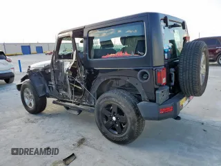 2015 Jeep Wrangler Freedom Edition with VIN 1C4AJWAG8FL541675, listed as a Copart auction lot 62647855 with 53,915 mi miles and Salvage title. Bid and sale history available at DreamBid. Image 2.