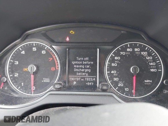 2013 Audi Q5 Premium with VIN WA1CFAFP8DA093026, listed as a IAAI auction lot 41986673 with 190,197 mi miles and . Bid and sale history available at DreamBid. Image 7.