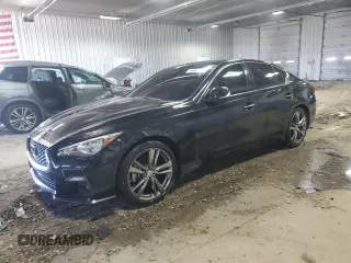 2021 Infiniti Q50 3.0t SIGNATURE EDITION with VIN JN1EV7CR6MM755164, listed as a Copart auction lot 46065855 with 16,973 mi miles and Clean Title. Bid and sale history available at carsss.com. Image 1.