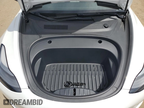 2023 Tesla Model 3 с VIN 5YJ3E1EA7PF452786, выставлен на аукционе Copart как лот 52570005 с пробегом 61 492 миль миль и Списание • Salvage title. История ставок и продаж доступна на DreamBid. Изображение 12.