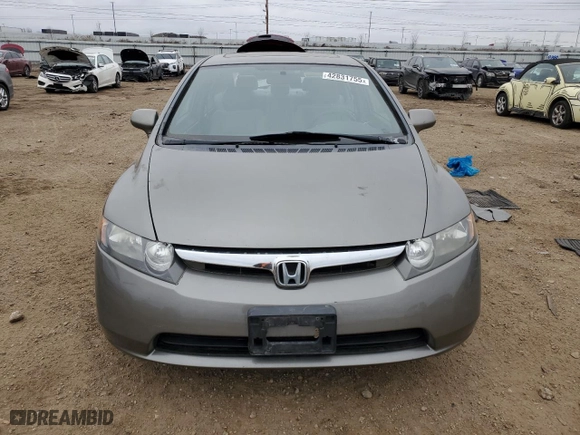 2008 Honda Civic Sdn EX with VIN 2HGFA16858H308994, listed as a Copart auction lot 42831755 with 201,182 mi miles and Salvage Title. Bid and sale history available at carsss.com. Image 5.