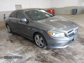 2015 Mercedes-Benz CLA 250 with VIN WDDSJ4EB5FN168550, listed as a IAAI auction lot 41718233 with 50,974 mi miles and . Bid and sale history available at DreamBid. Image 1.